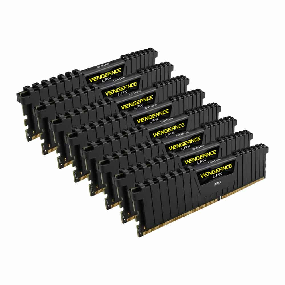 Corsair Vengeance LPX Black 256GB 2666MHz DDR4 8x32GB Memory Kit